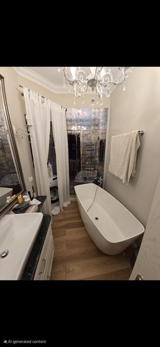 Cadă freestanding acrilică 140x70 cm – modernă, stare excelentă