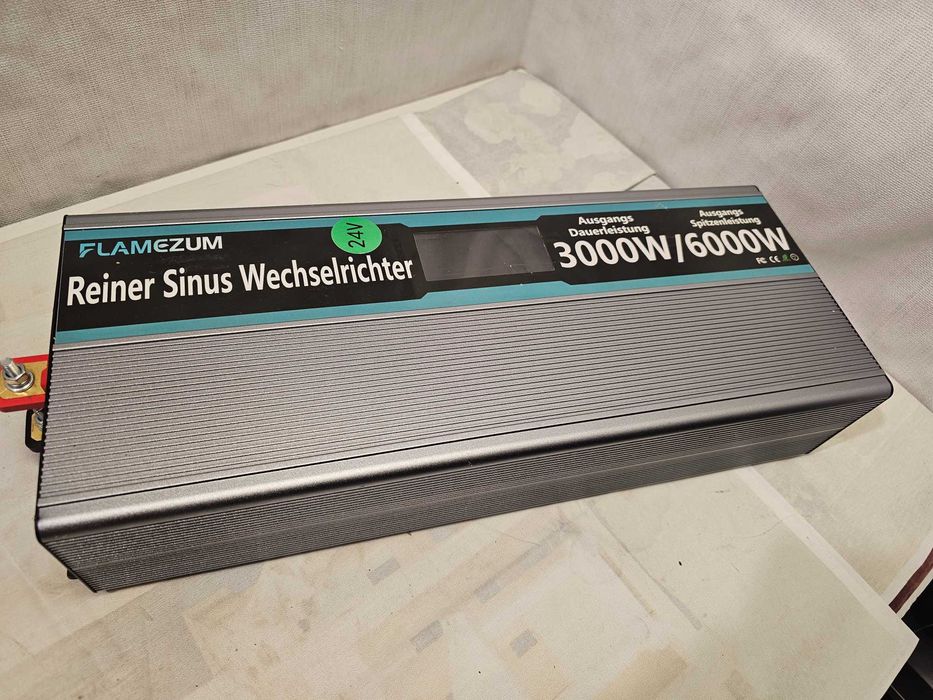 Invertor FLAMEZUM 24V 3000W 6000W Peak Amazon Germania Etrepow jiguun