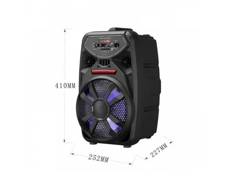 8'' Караоке тонколона с Bluetooth PK-09 L + безжичен микрофон