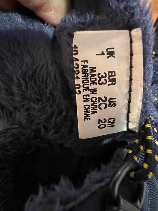 Оригинални детски ботуши Puma тъмно сини, номер 33