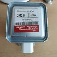 Магнетрон для микроволновой СВЧ печи LG, 2M214-21, 21TAG, 6 пластин