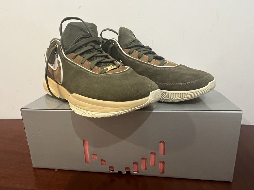 Nike Lebron XX "Olive Suede" - 46