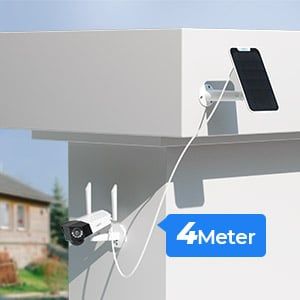 Camera de supraveghere Reolink DUO 4G cu panou solar