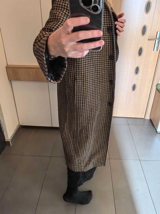 Palton pardesiu toamna, Zara, carouri