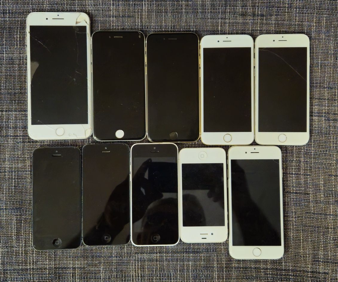 Лот от телефони Iphone за части