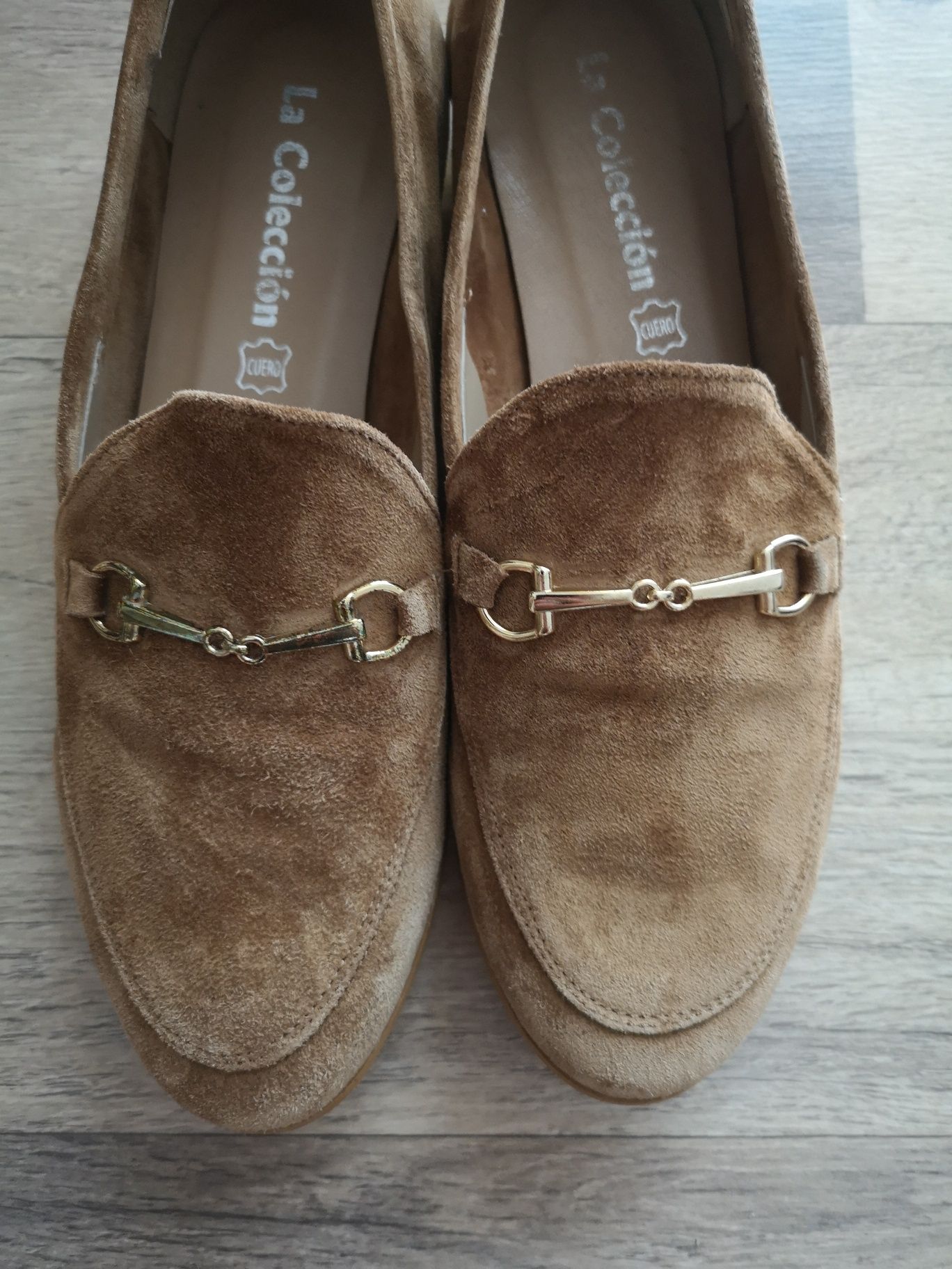 Mocasini loafers piele întoarsă