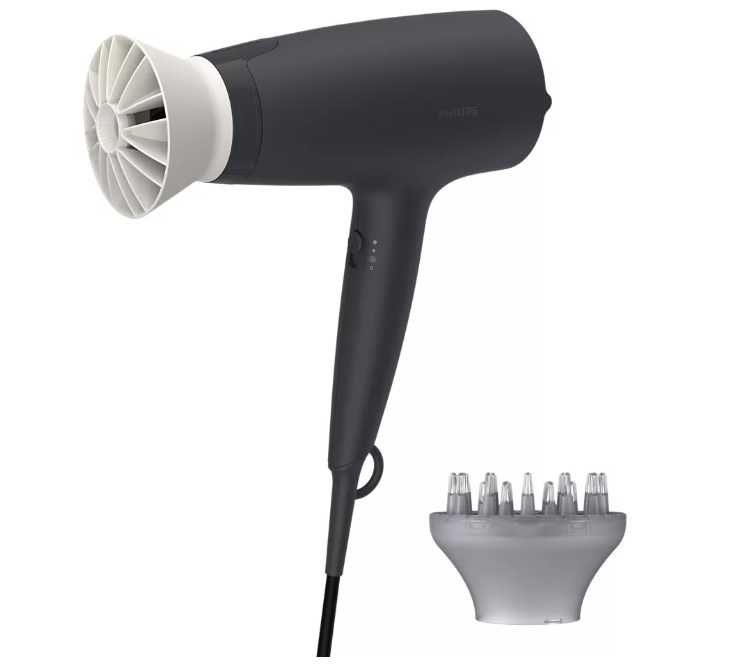 Сешоар Philips BHD302/30, 1600W, Аксесоар Thermo Protect