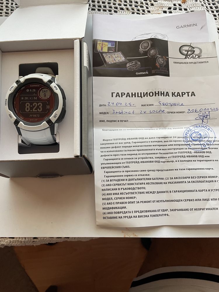 Garmin Instict 2X , в гаранция до 04.2027