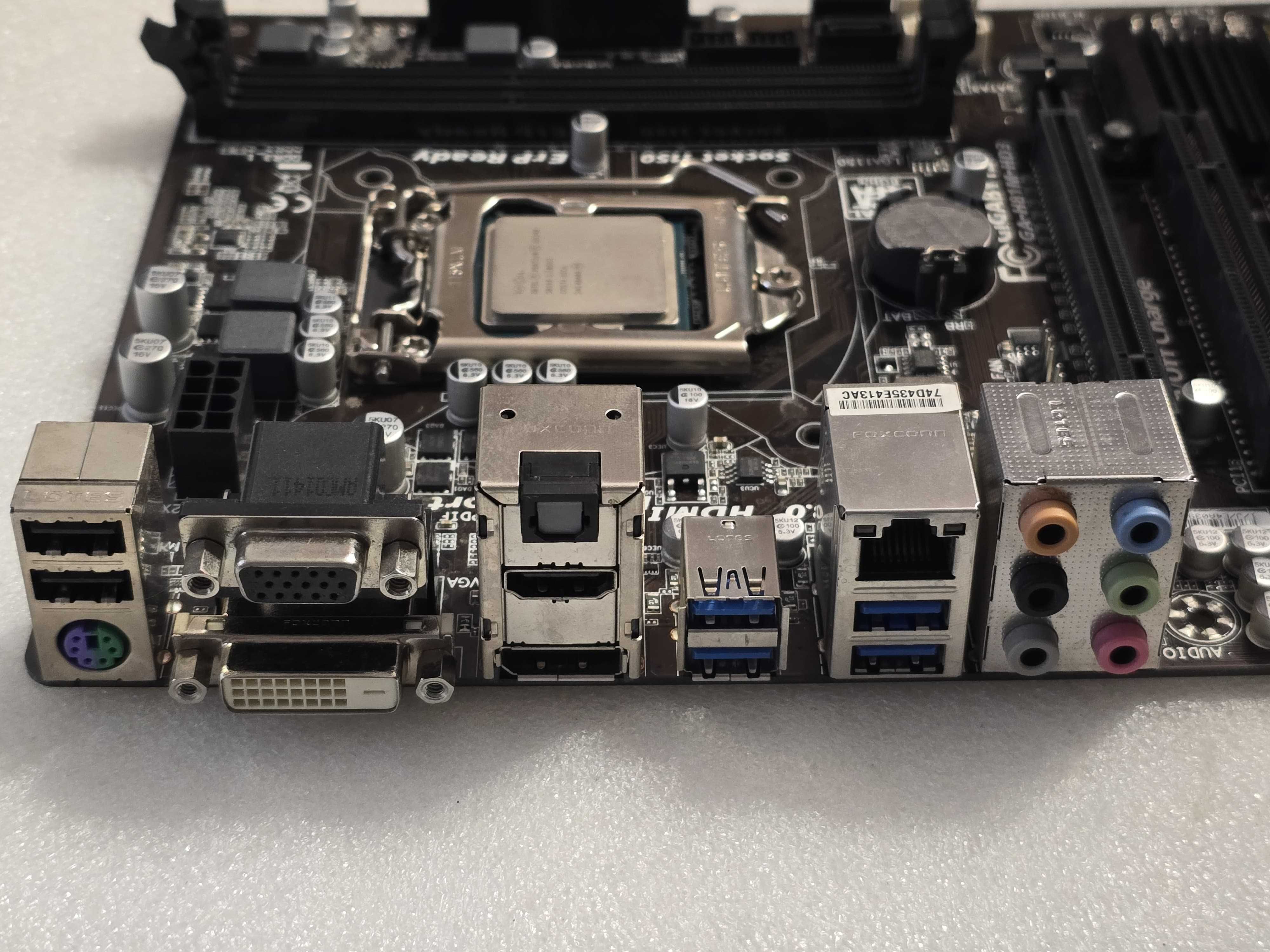 Placa de baza Gigabyte GA-H81M-HD3, Socket 1150 + Procesor INTEL G3240