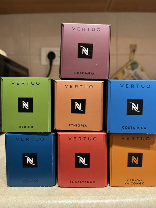 Selectie capsule nespresso vertuo