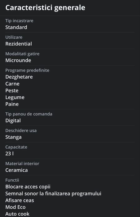 Cuptor cu microunde Samsung