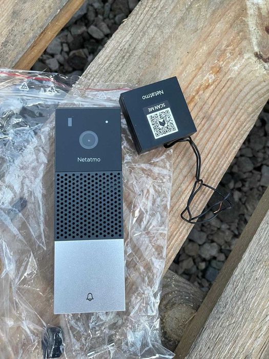 Sonerie video inteligentă Netatmo NDB-DE, Wi-Fi, audio în 2 direcții