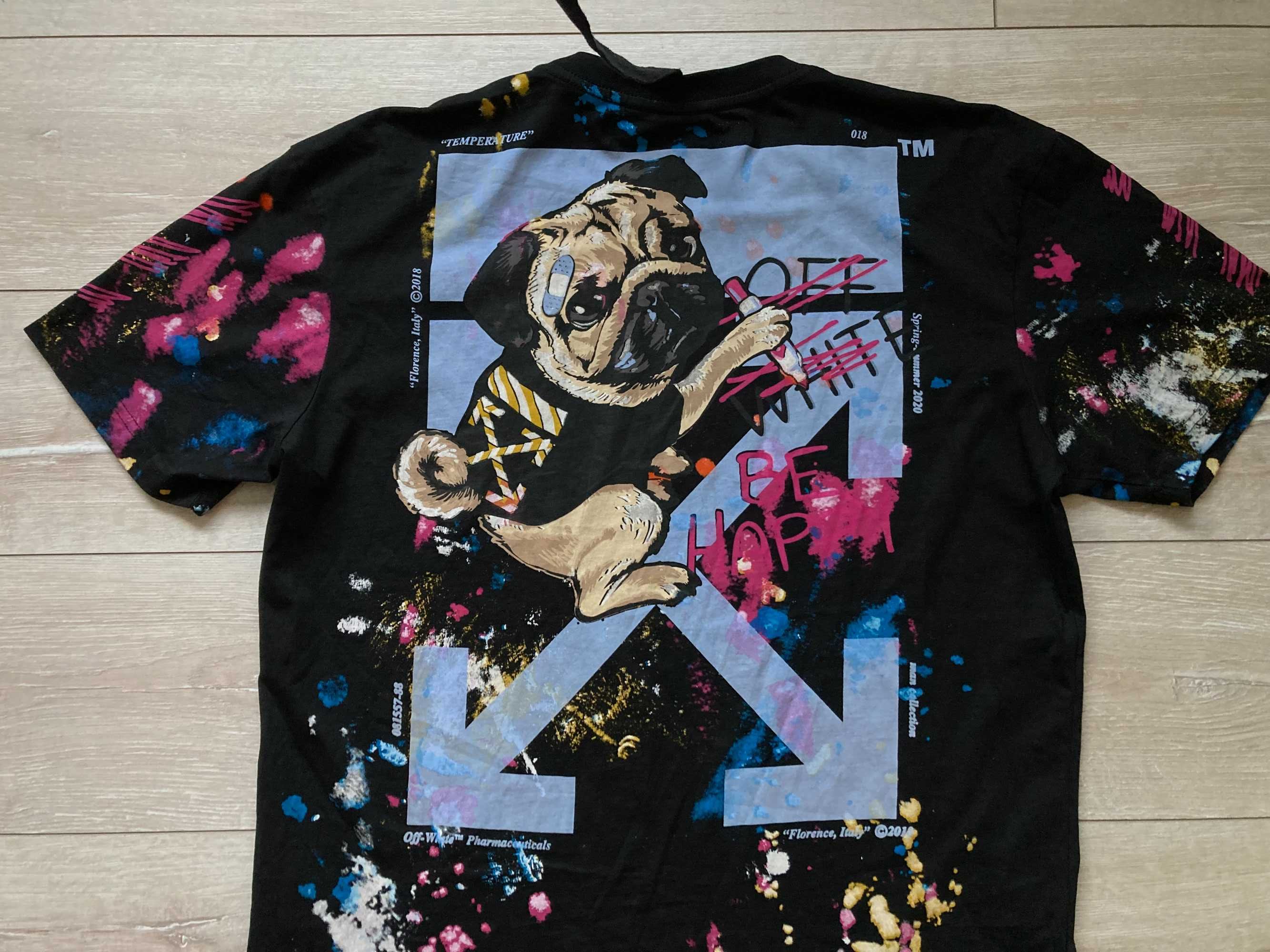 OFF WHITE Temperature Virgil Abloh мъжка тениска размер XL / XXL