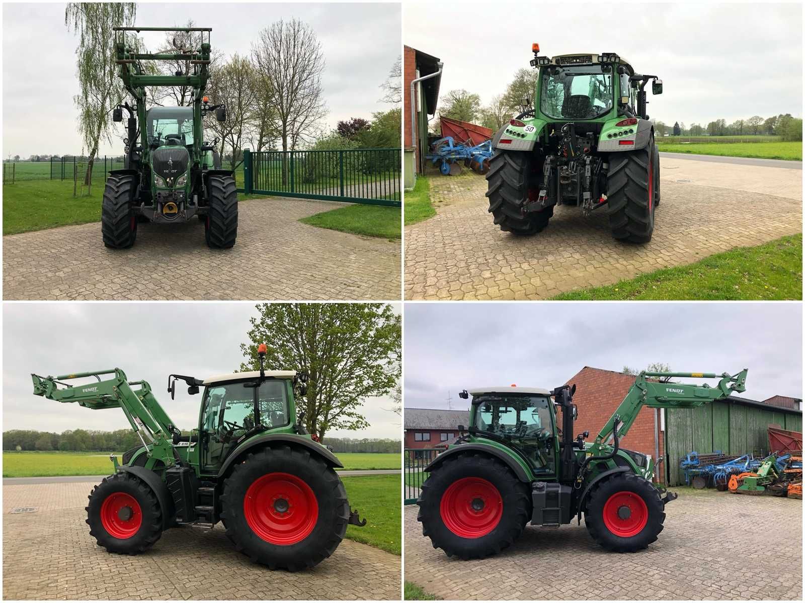 Tractor FENDT 516 Vario cu Incarcator an 2014 9.200 ore AC recent adus