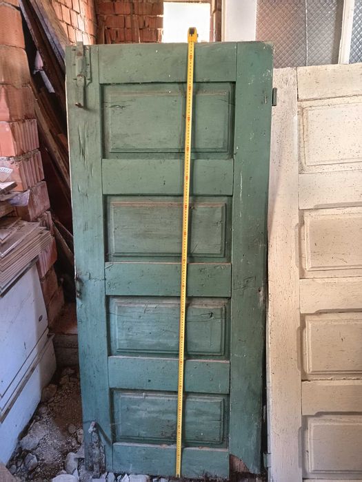 Usa dubla beci - stejar masiv