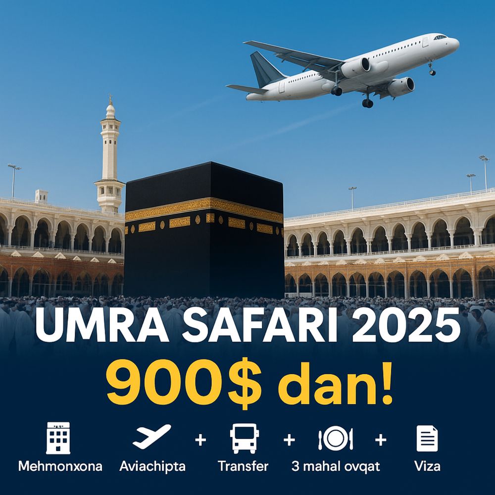UMRAgacha masofa bu birgina qaror!