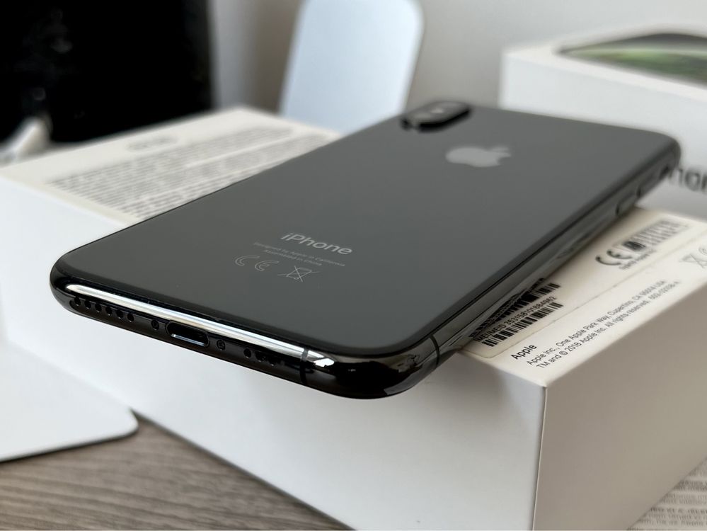 iPhone Xs, 64GB, Space Gray, КАТО НОВ, 100% батерия, ГАРАНЦИЯ!