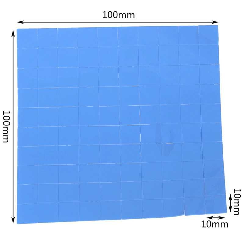 Pad Termal GPU CPU Heatsink Silicone Pad 10x10x0.5mm – 100 buc