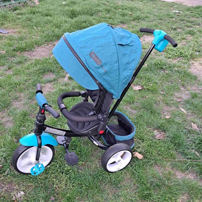 Детска триколка LORELLI Jaguar Green Luxe въздушни гуми