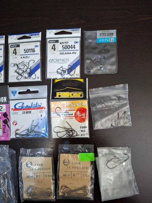 Нови кукички за шаран и сом