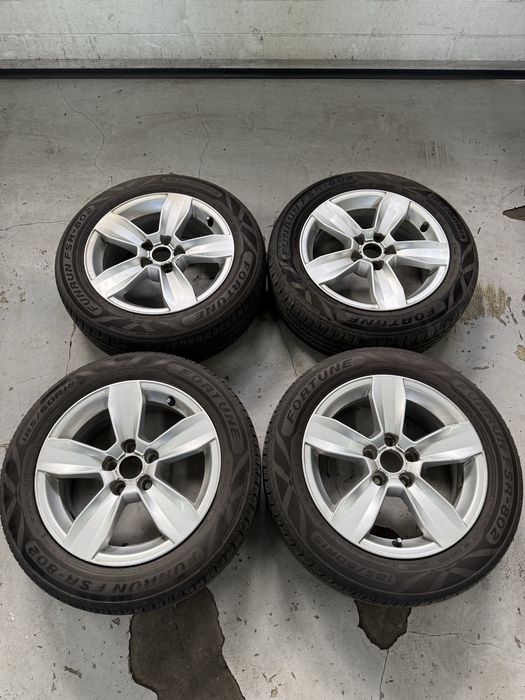 Set 4 roți complete 185/60 R15 – jante aluminiu + anvelope Fortune
