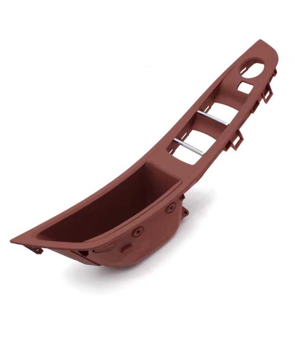 Mâner interior usa sofer stanga rosu maro BMW seria 5 F10 F11 F18