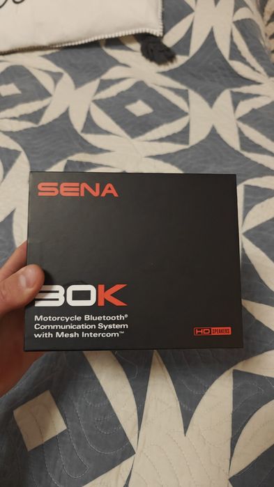 Handsfree Moto - Sena 30K HD Bluetooth Communication System Single Pac