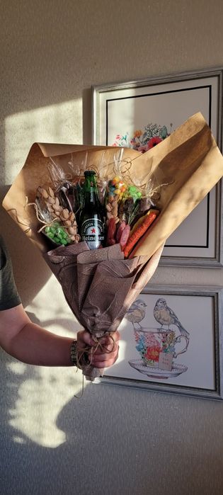 Мужские Букеты к 23 февраля! А так же любое торжество!