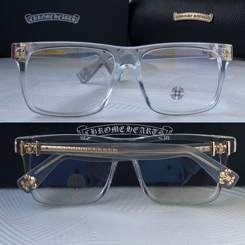 Очила за компютър Диоптрични рамки прозрачни слънчеви chrome hearts