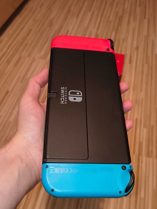 Nintendo Switch OLED modat full box card 256GB cu jocuri + bonus