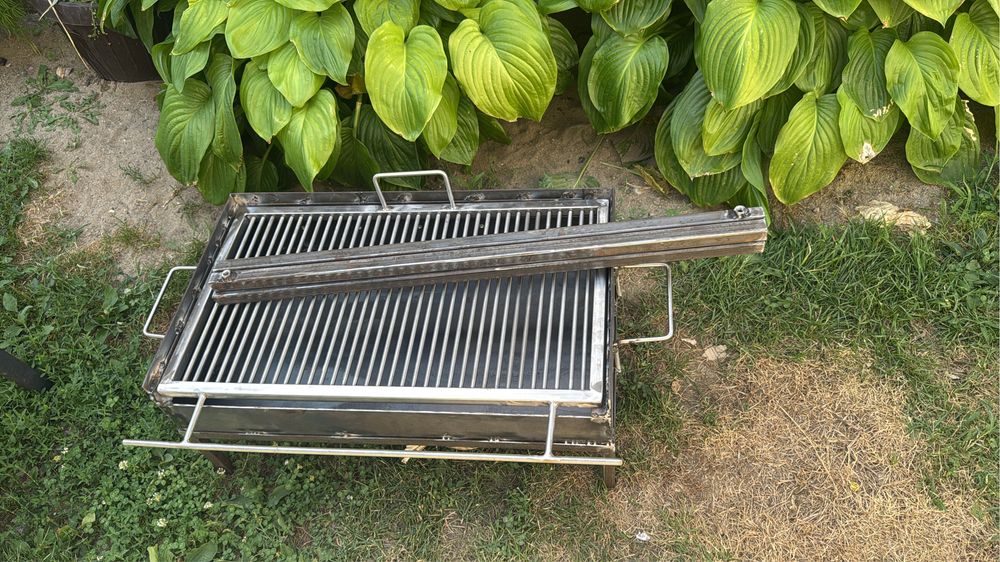 Cutie inox pentru grilaj si gratar caramida