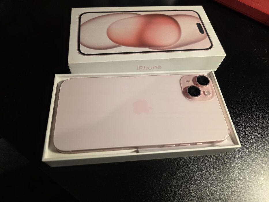 iPhone 15 Plus 256GB Розов - Неразличим от нов! 97% Батерия + Подарък