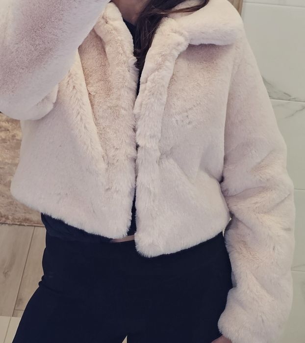 Пухено яке дамско