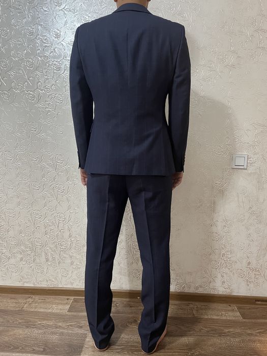 Костюм шалбар темно-синие