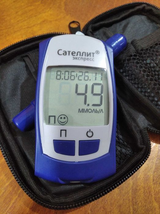 Глюкометр Сателлит Экспресс. Измеритель глюкозы.