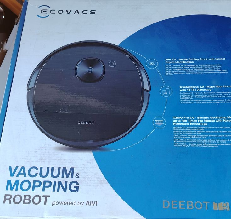 Продавам: ECOVACS DEEBOT T9 AIVI – Робот Прахосмукачка
