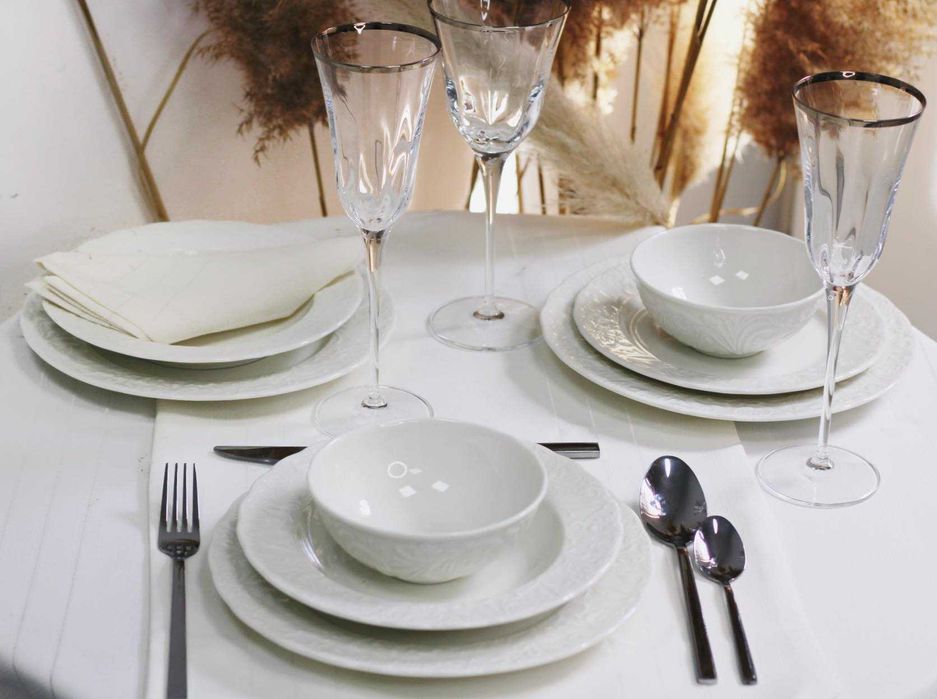 Сервиз за храна 24 части лукс