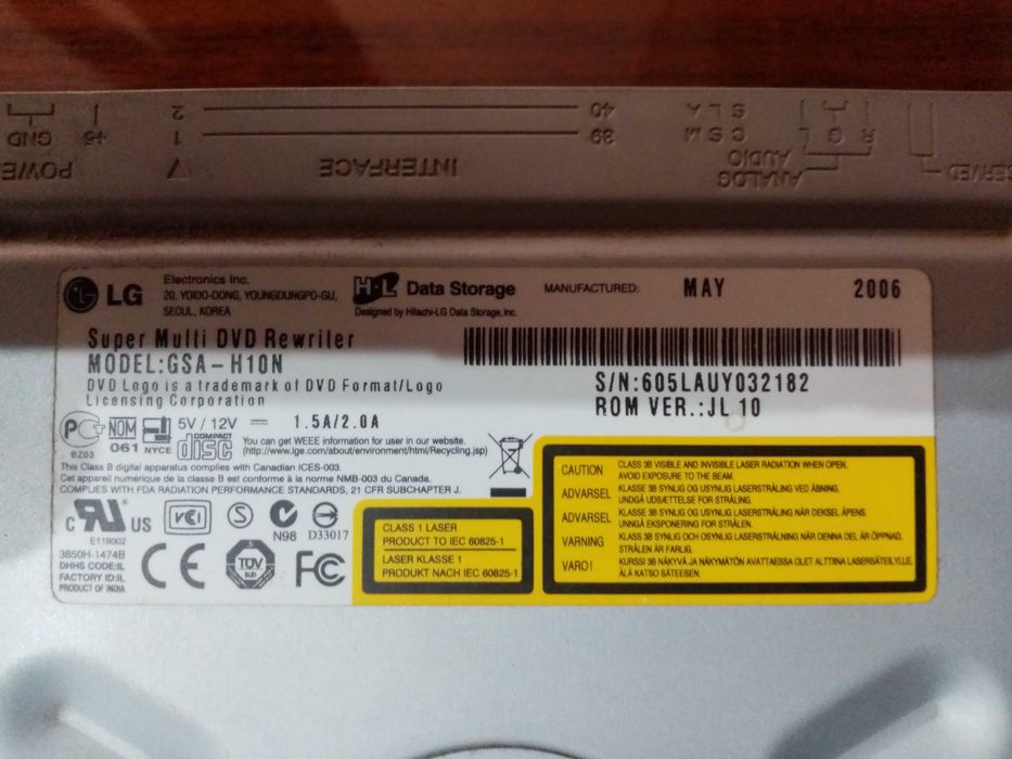 Unitate Optica DVD-RW LG GSA-H10N