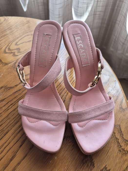 Escada sandale dama Piele roz 38