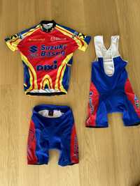 Tricou pantaloni scurti bazon ciclism Suzuki Rad Moedling Club