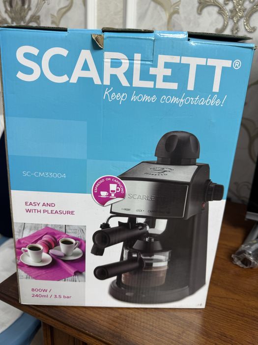 кофеварка Скарлетт в отличном состояний