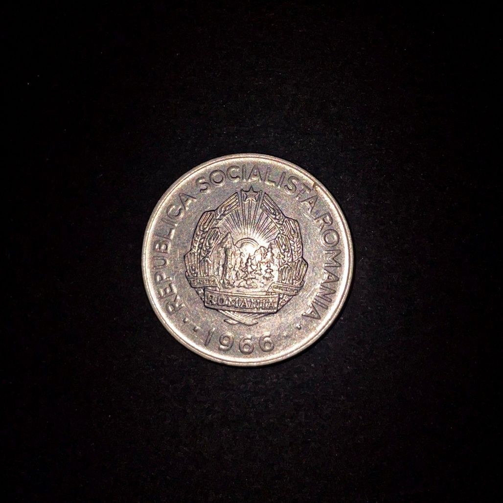 Monedă 1 LEU din anul 1966, Republica Socialistă România