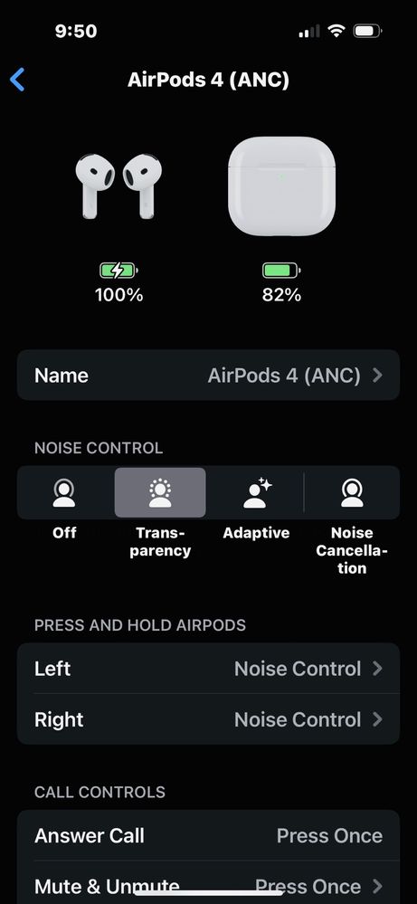 Оригинални AirPods 4 (ANC)