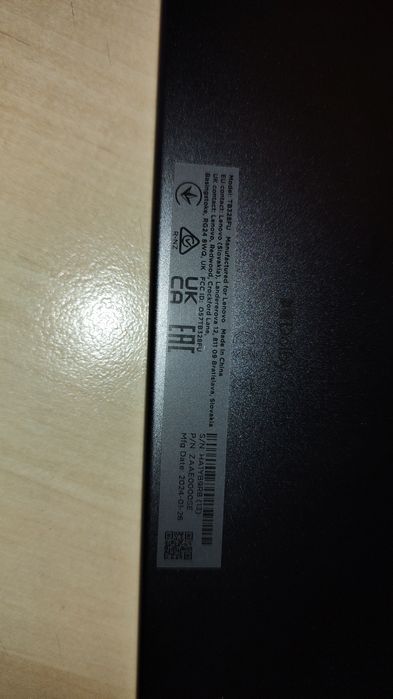 Tableta Lenovo Tab M10 fhd (3rd Gen) acte , garanție