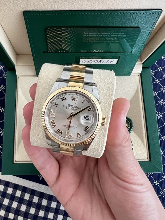 Rolex DateJust 36MM/Diamond 6/9/Full Set/