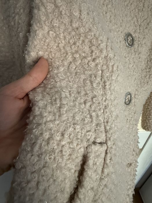 Вълнено палто букле размер L