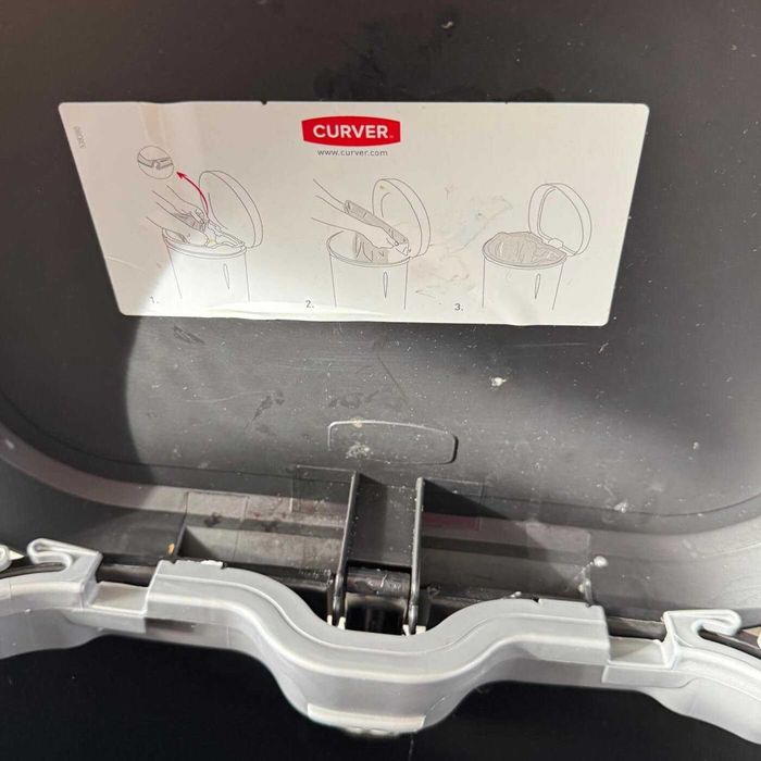 Coș de gunoi cu pedală, Curver, 70 cm