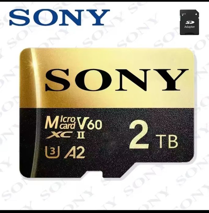 Card Memorie 512 GB, SONY GOLD PREMIUM, 4K MicroSD