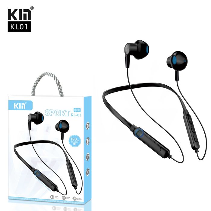 Наушники KIN KL-01 Bluetooth 5.0, 5 часов музыки, 180 дней ожидани