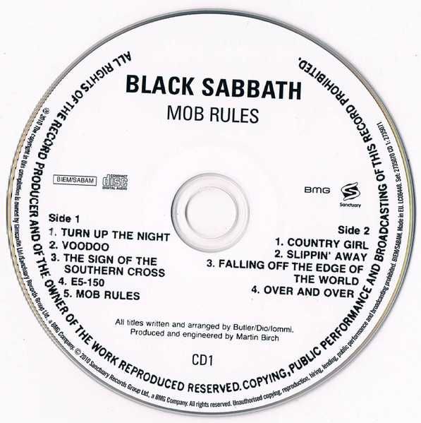 2xCD Black Sabbath - Mob Rules 1981 Deluxe Expanded Edition